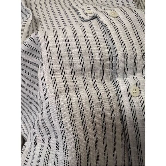 COS MENS LINEN STRIPED SHIRT - Picture 4 of 15